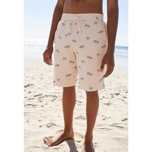 NWT Brook Brothers Boys Board Shorts Swim Trunks Palm Tree Vacation 14